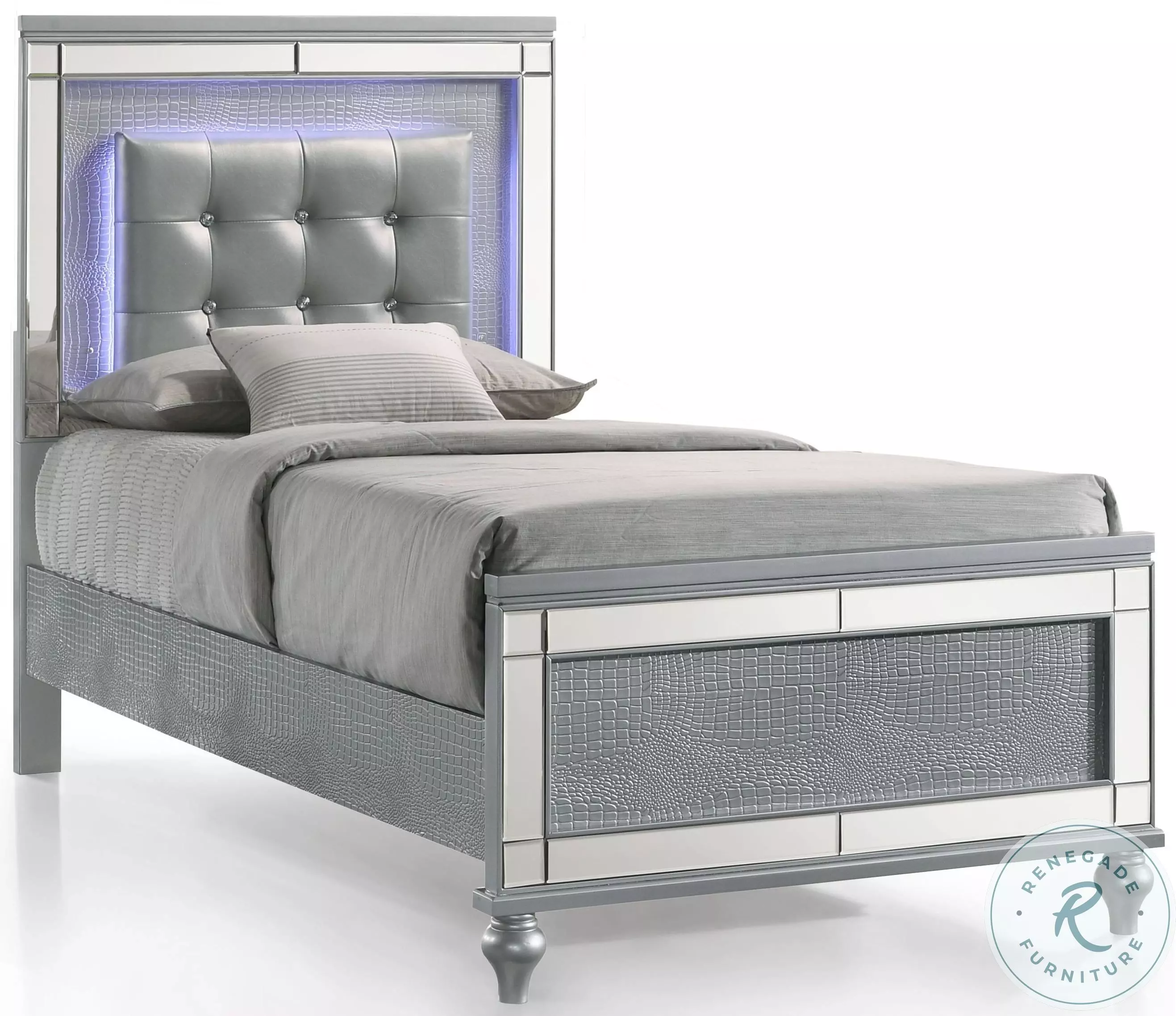 Valentino Silver Youth Panel Bedroom Set from New Classic