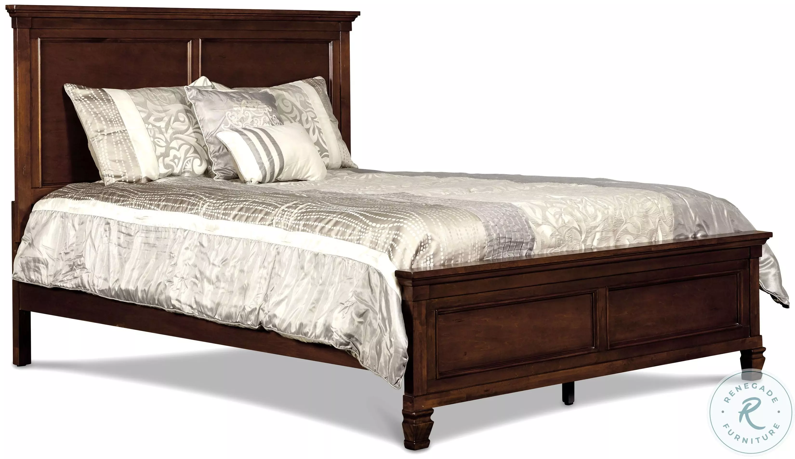 Tamarack Brown Queen Panel Bed from New Classic | Coleman Furniture