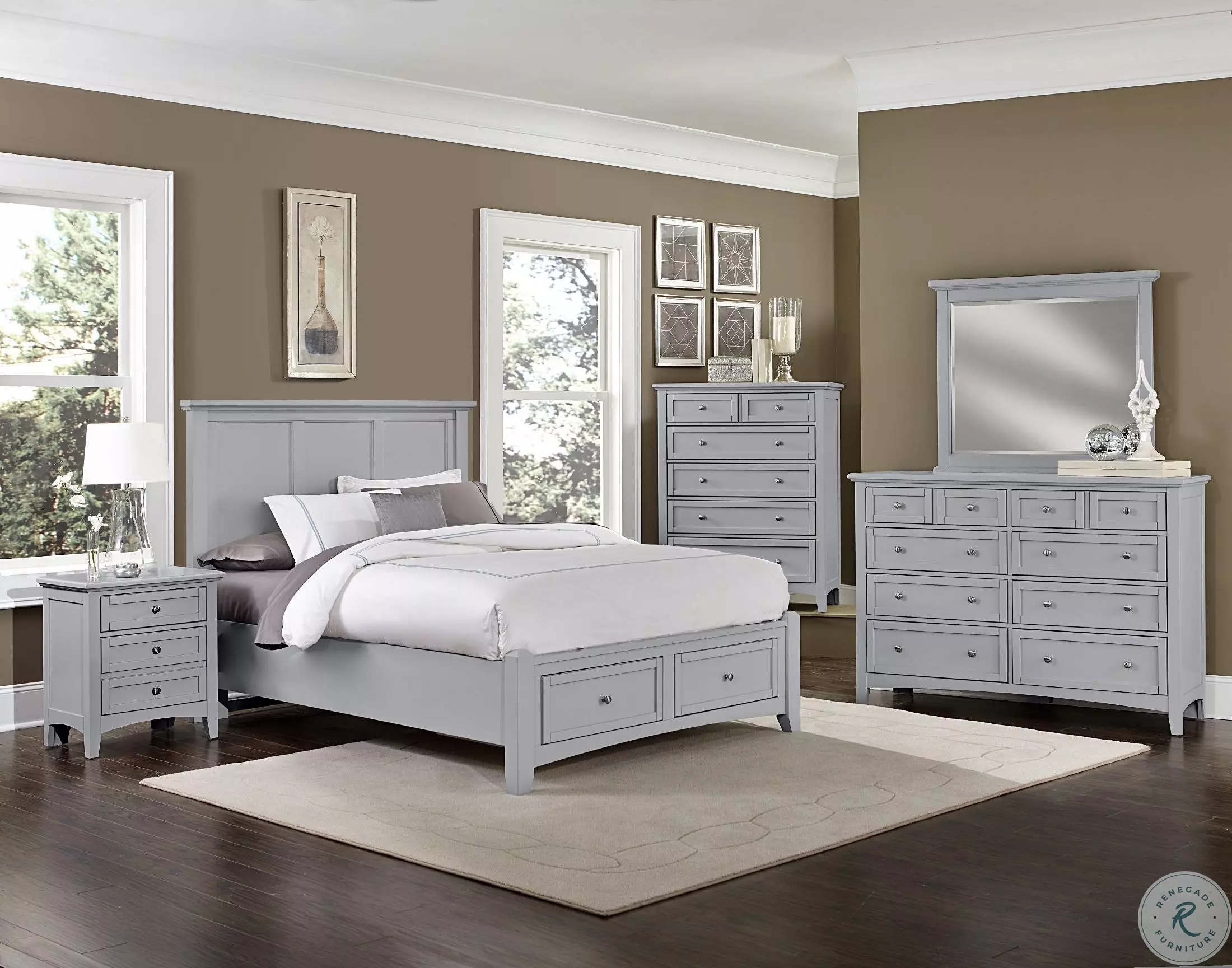 Bonanza Gray Double 6 Drawer Dresser From Home Gallery Stores | Home  Gallery Stores
