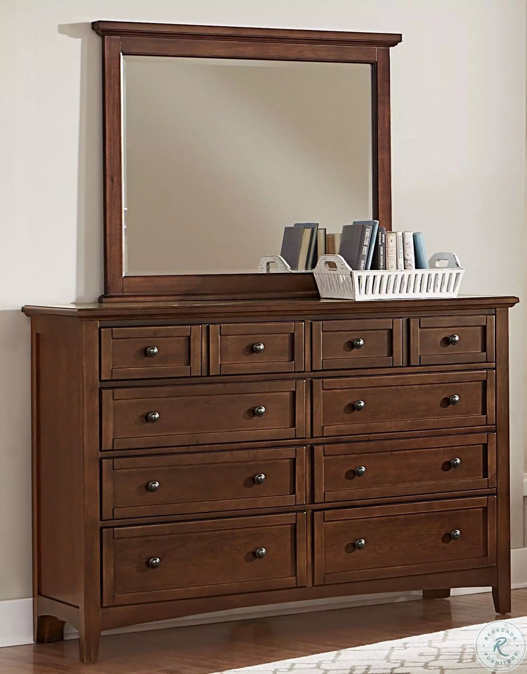 Bonanza Cherry 8 Drawer Triple Dresser From Home Gallery Stores