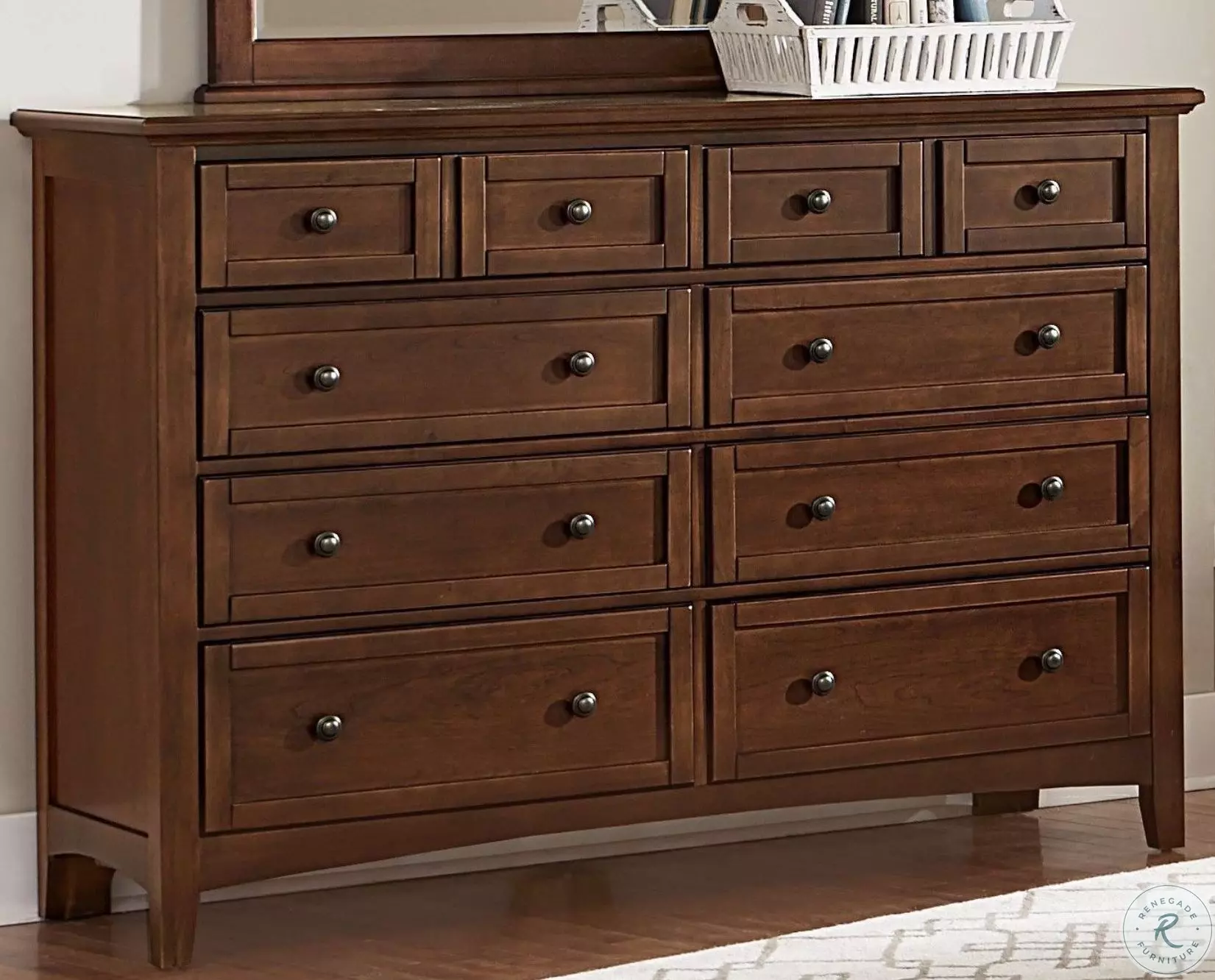 Bonanza Cherry 8 Drawer Triple Dresser From Home Gallery Stores