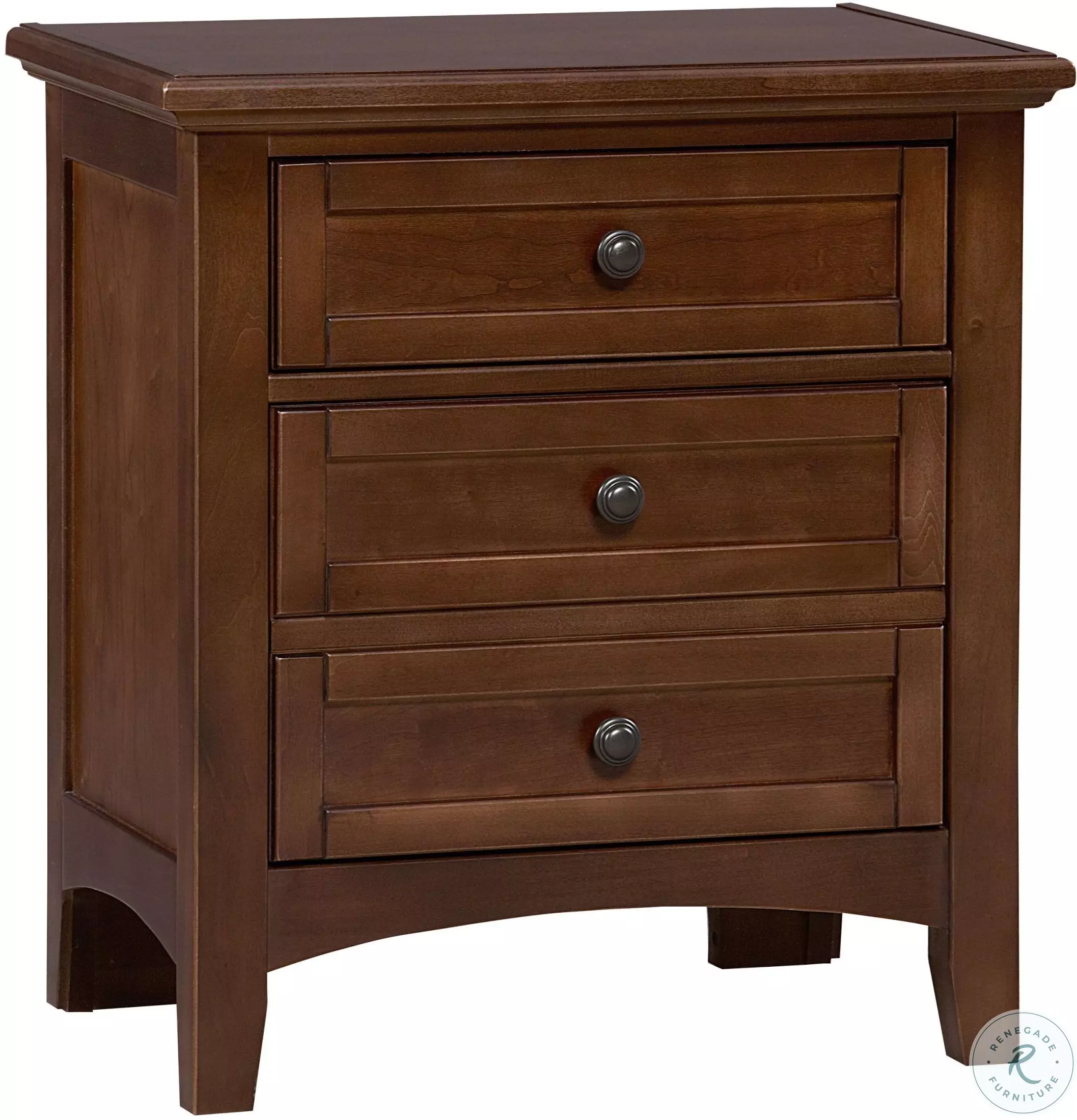 Bonanza Cherry 2 Drawer Night Stand BB28-226 Vaughn Bassett