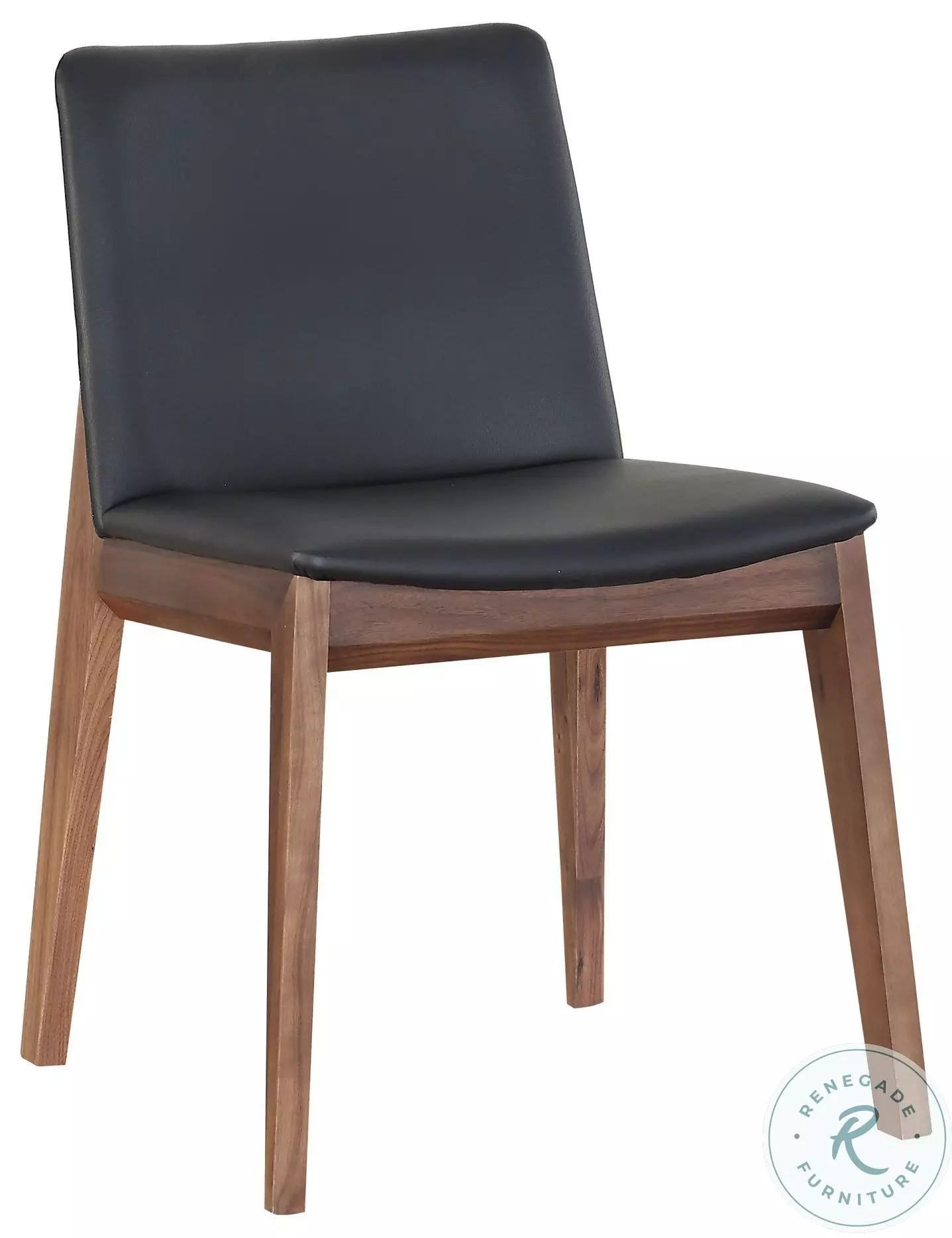 Deco Dining Chair Ebony PVC - Set Of Two main image 1