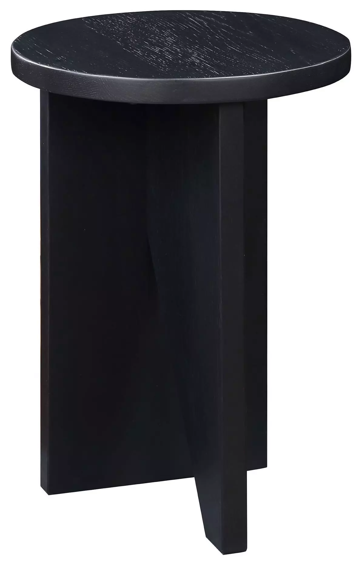 Grace Black With Light Brushing Accent Table