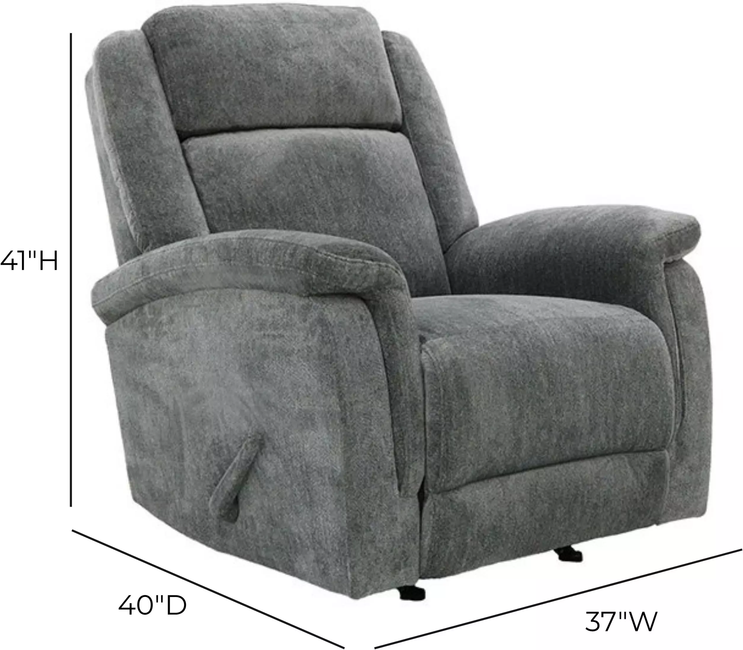 Adam Athena Mineral Rocker Recliner