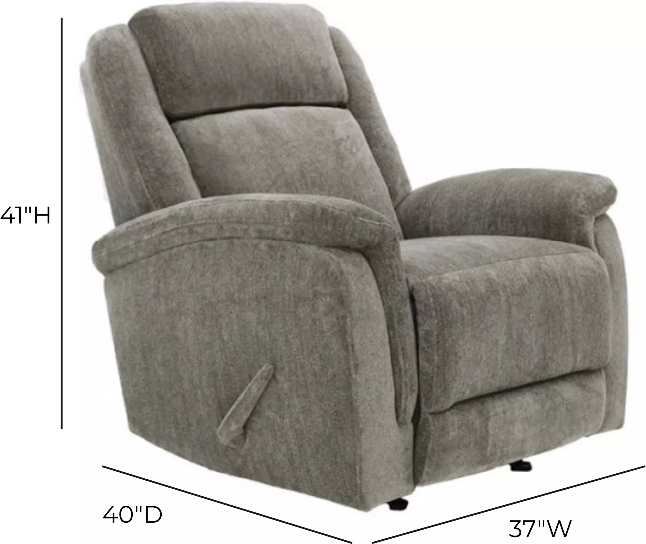 Adam Athena Stone Rocker Recliner