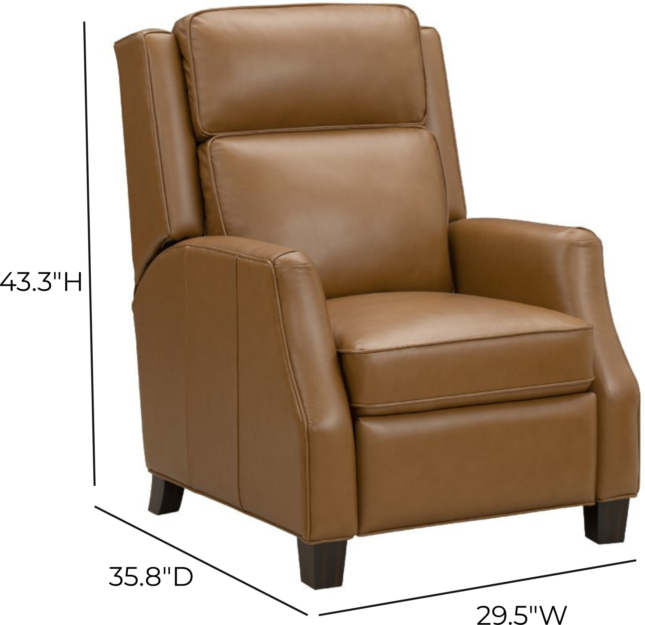Nixon Shoreham Ponytail Leather Triple Power Recliner with Power Lumbar and USB Charging
