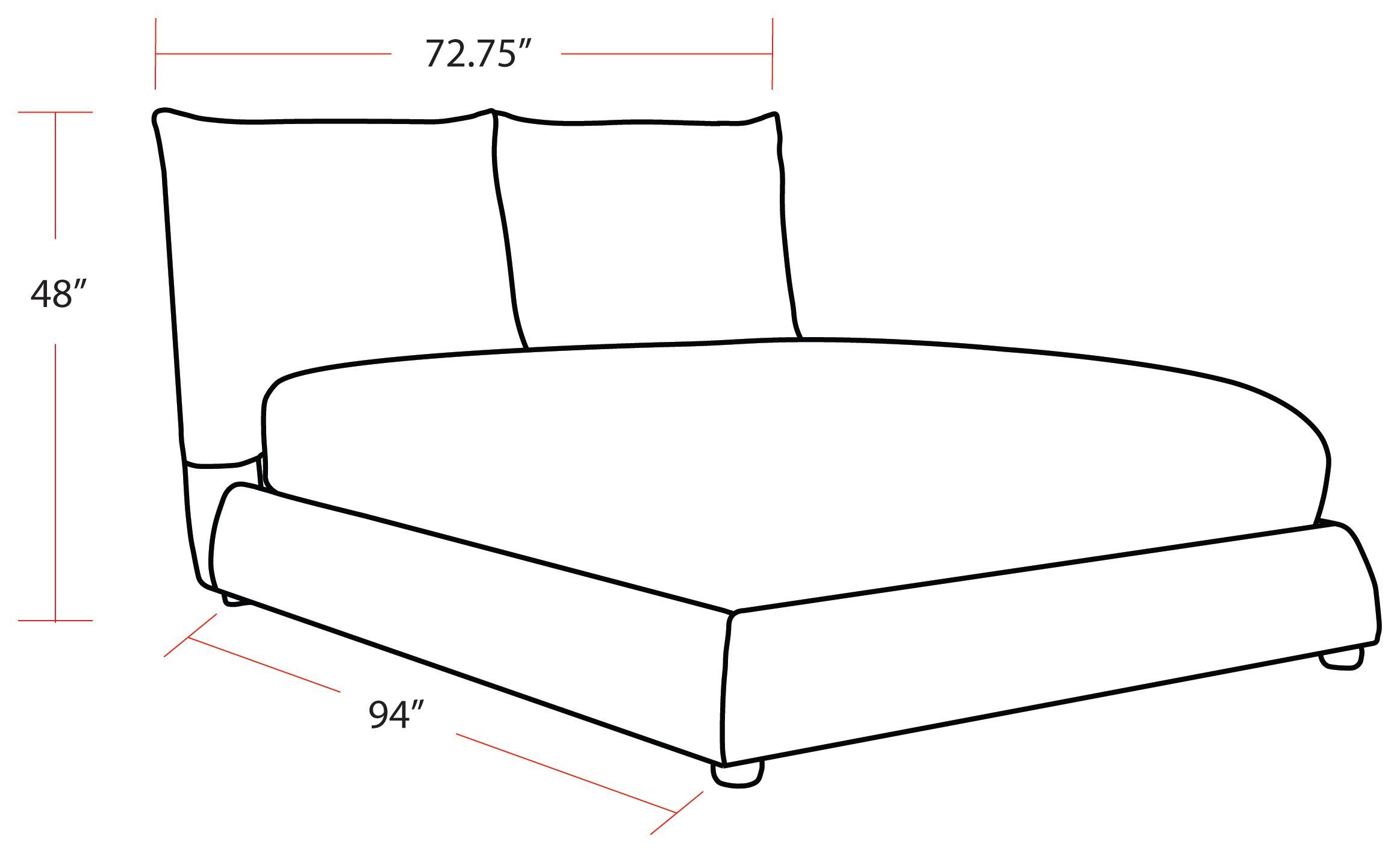 Cumulus Cozy Snow Queen Upholstered Panel Bed