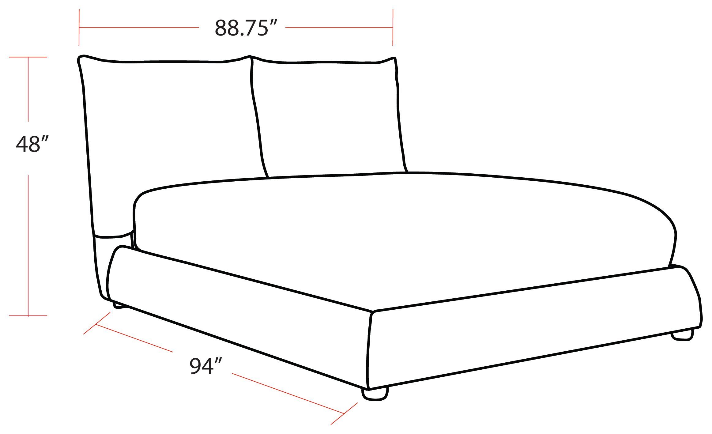 Cumulus Cozy Snow King Upholstered Panel Bed