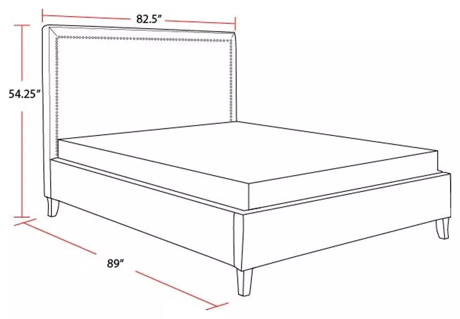 Cody Cork Natural Performance Fabric King Upholstered Panel Bed