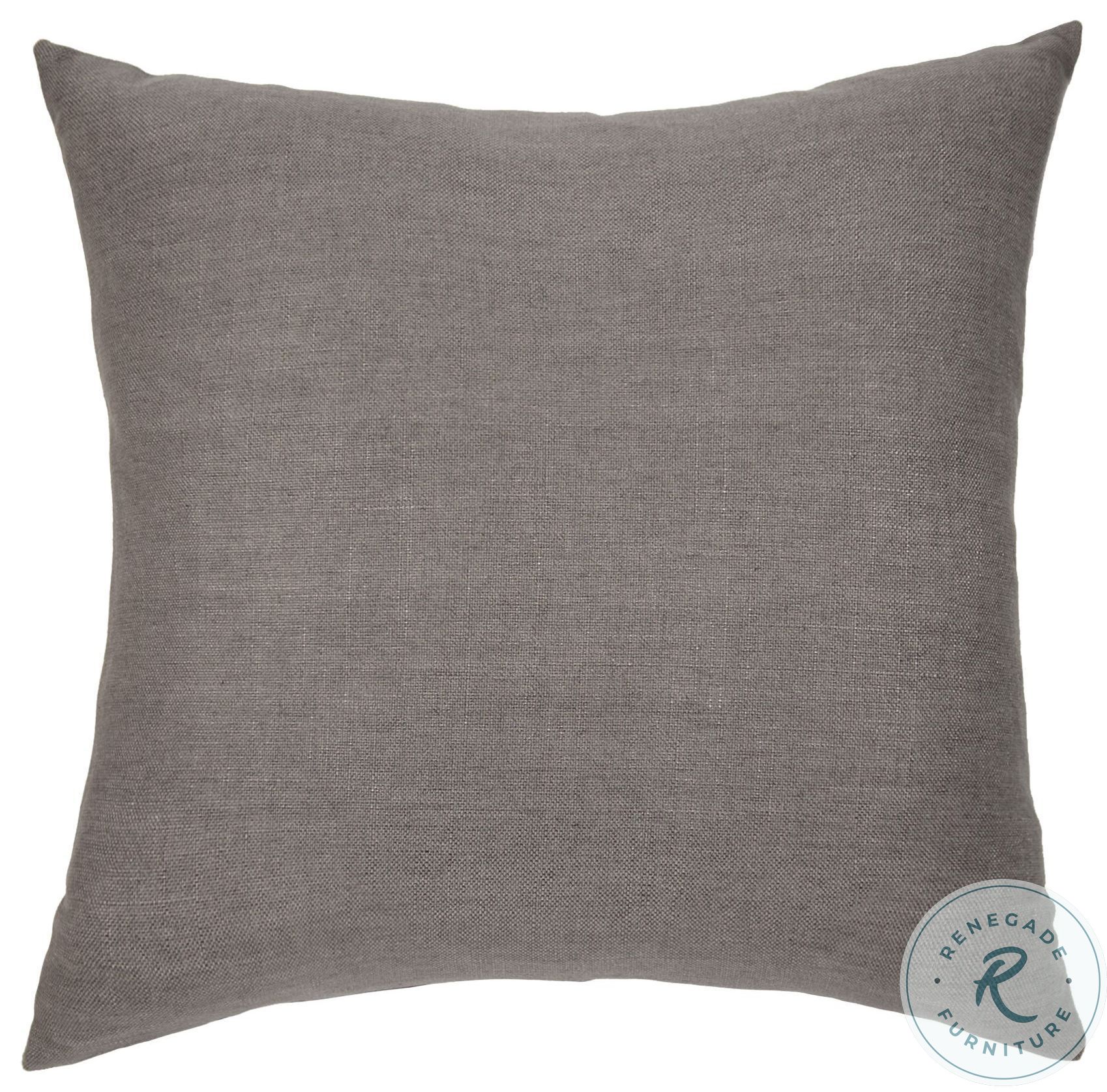 Dublin Gray 22" Square Pillow