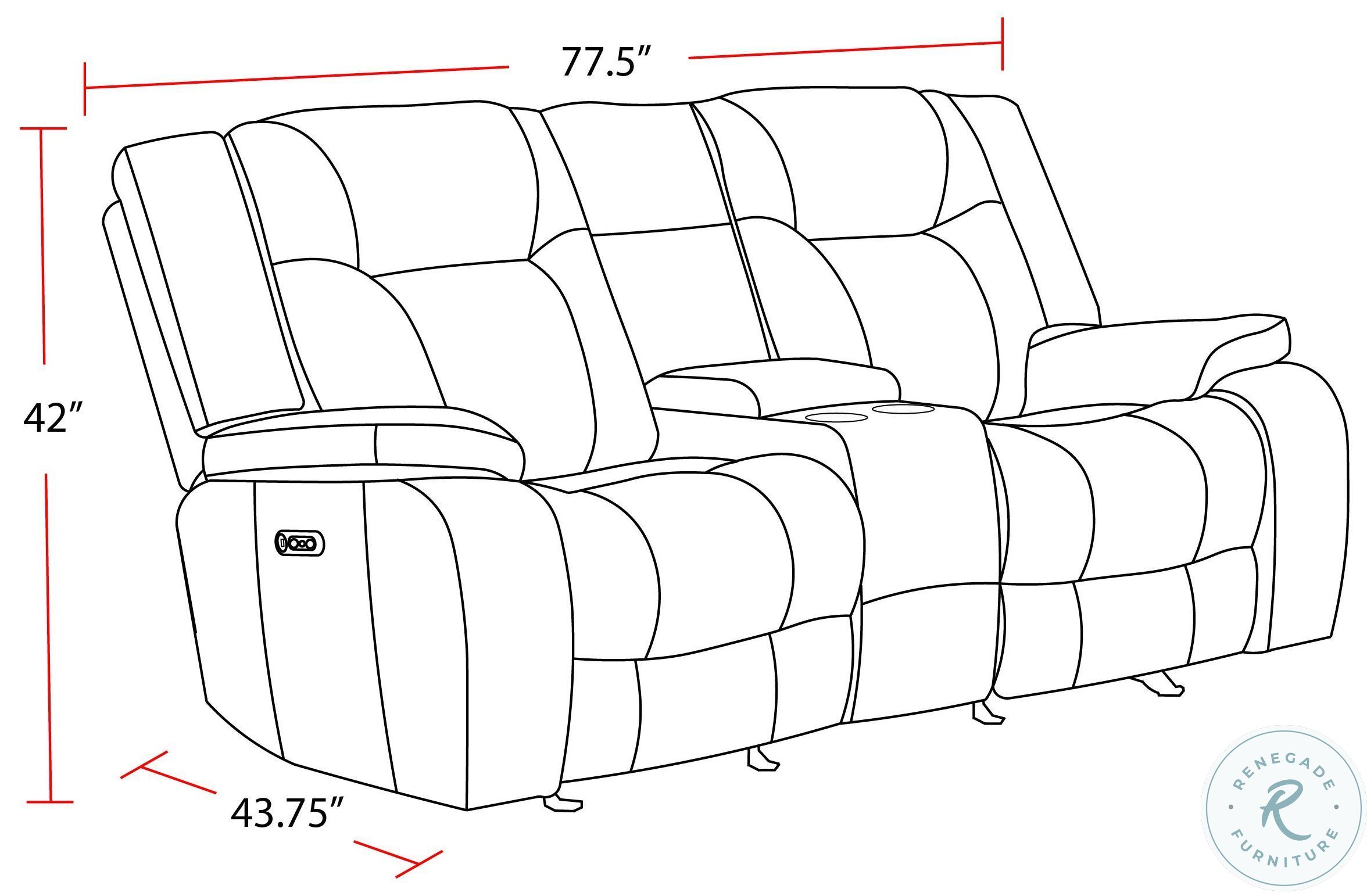 Blake Desert Taupe Reclining Console Loveseat From Parker Living