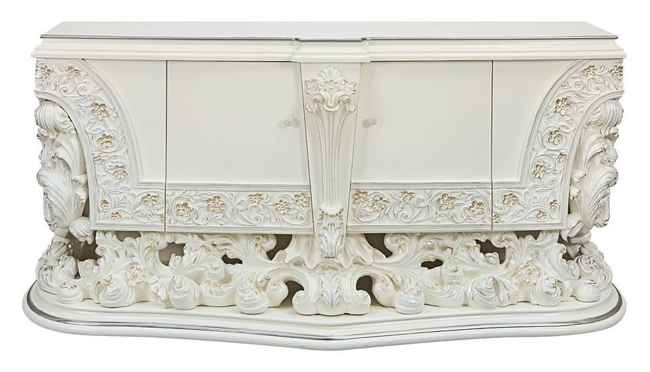 Adara Antique White 2 Door Dresser From Acme Furniture | Coleman Furniture