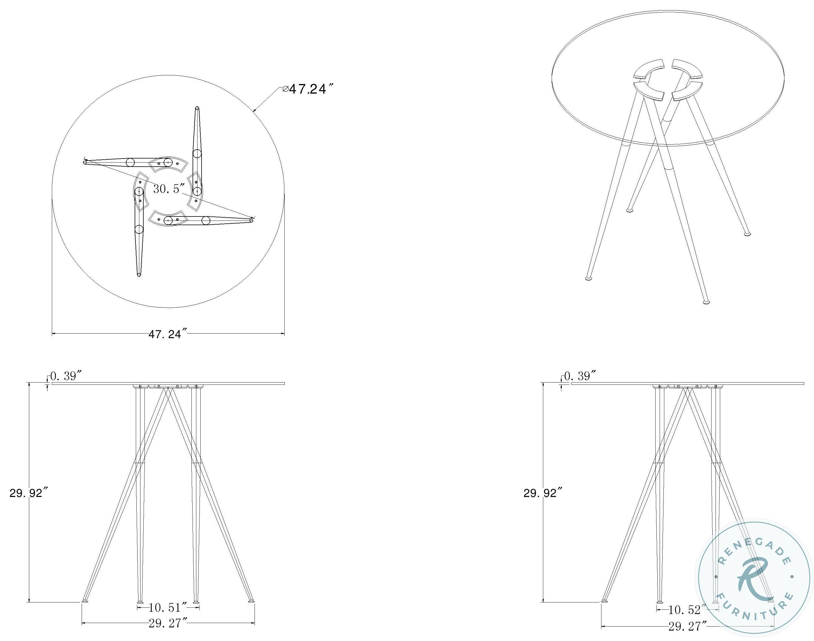 Beatriz Black Dining Table