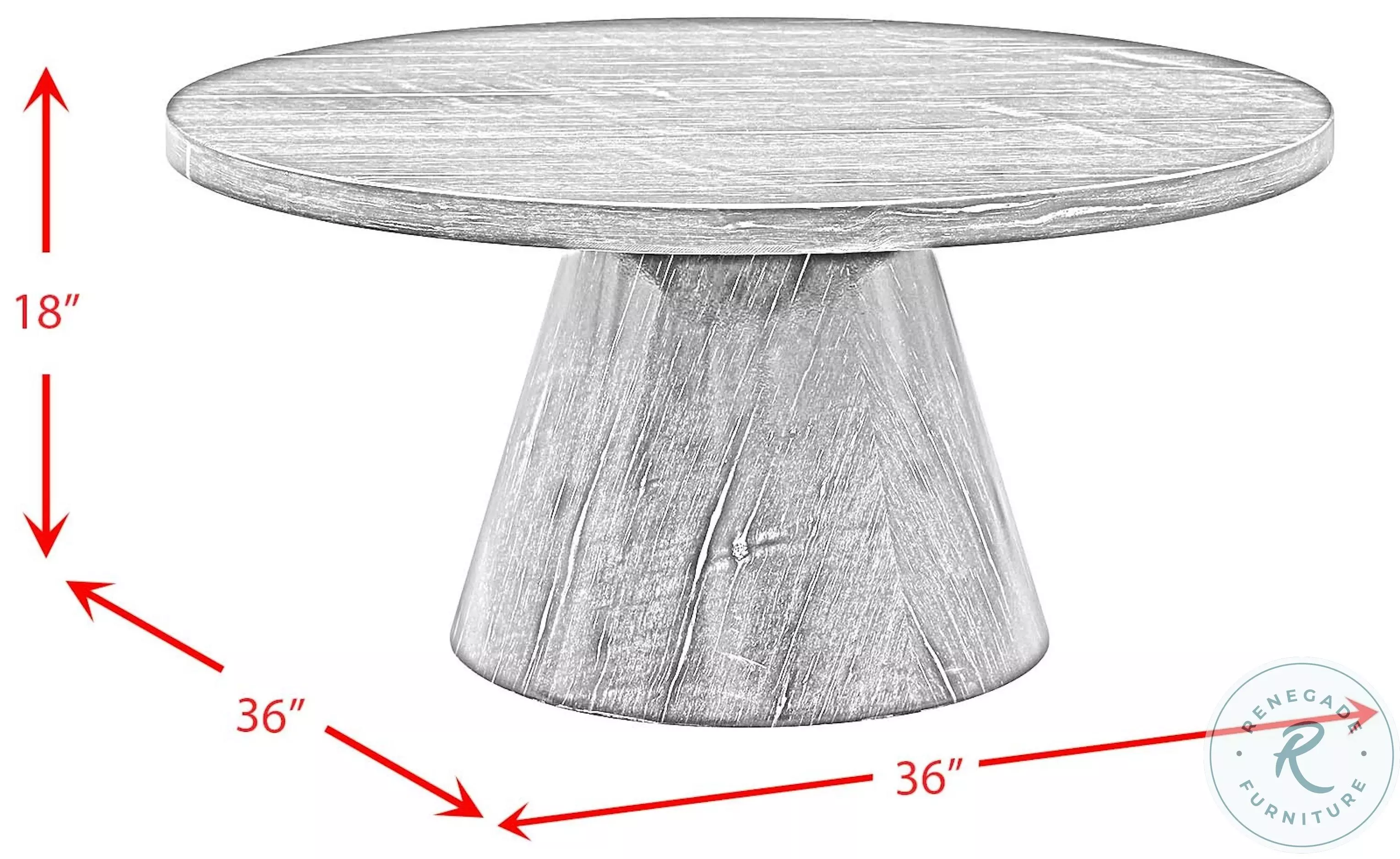 Odette Grey Coffee Table
