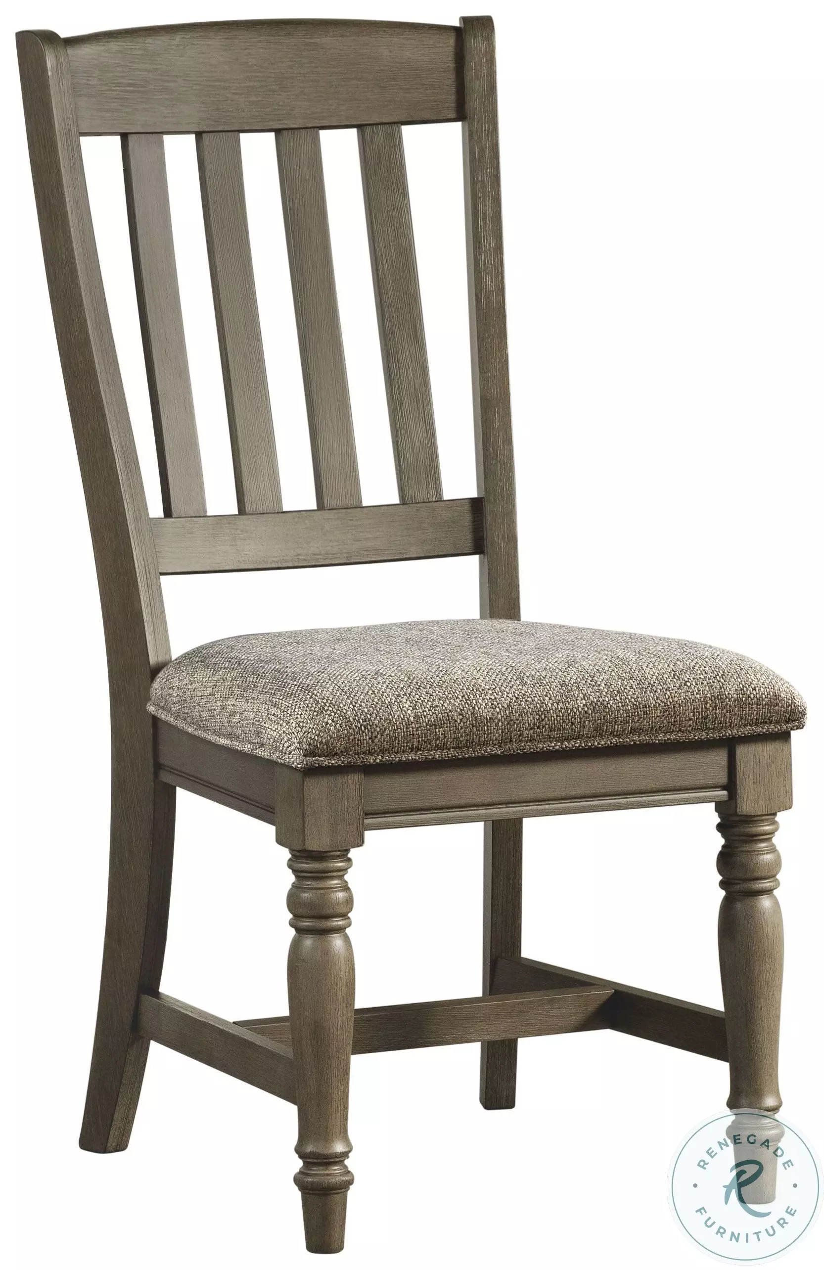 Balboa Park Roasted Oak Slat Back Side Chair Set of 2 From Home