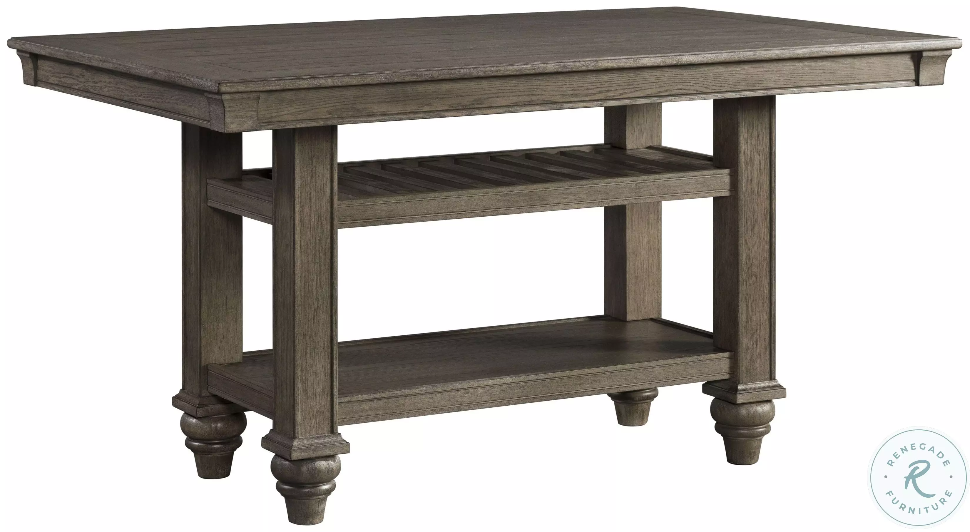 Balboa Park Roasted Oak Counter Height Dining Table From Intercon