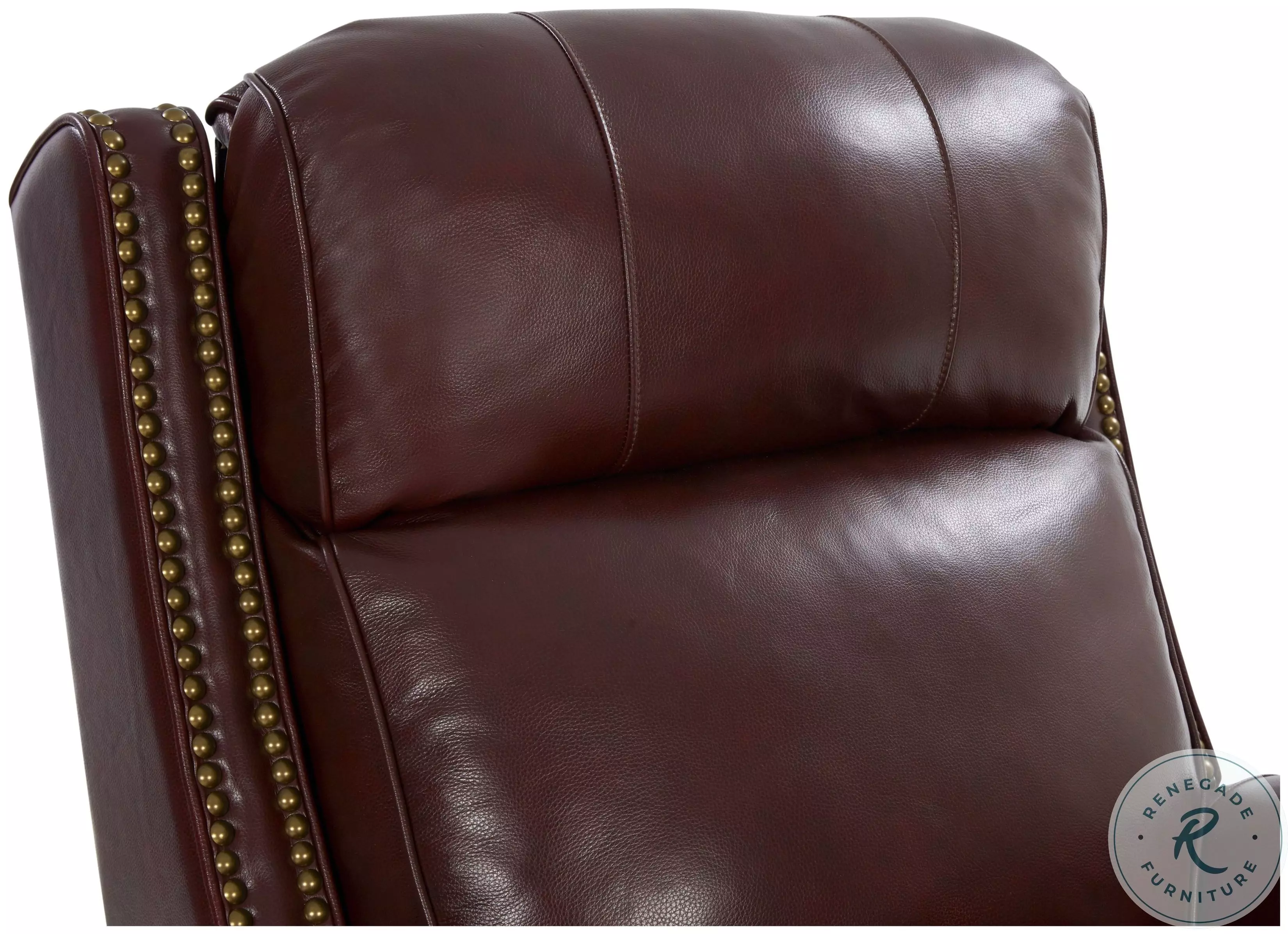 Blair Marisol Cabernet Leather Big & Tall Power Recliner with