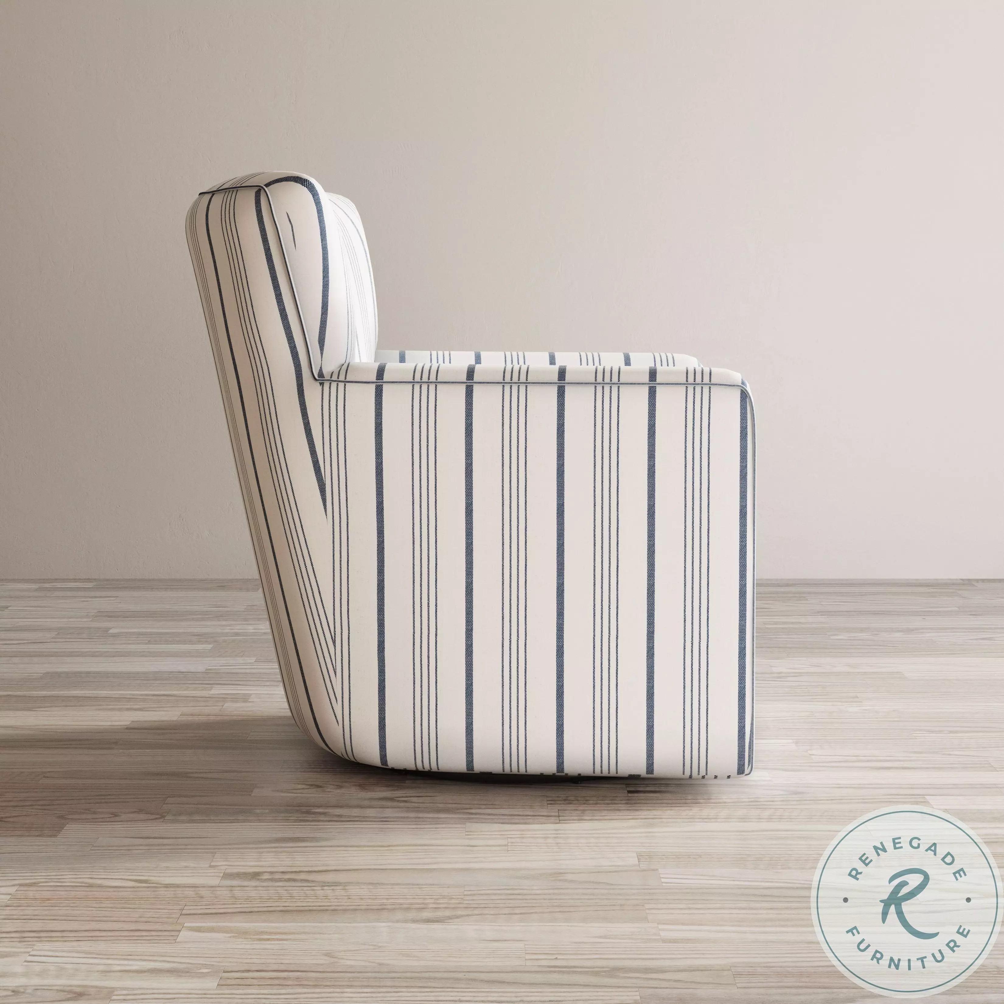 Blakely Blue Stripe Accent Chair From Home Gallery Stores Home
