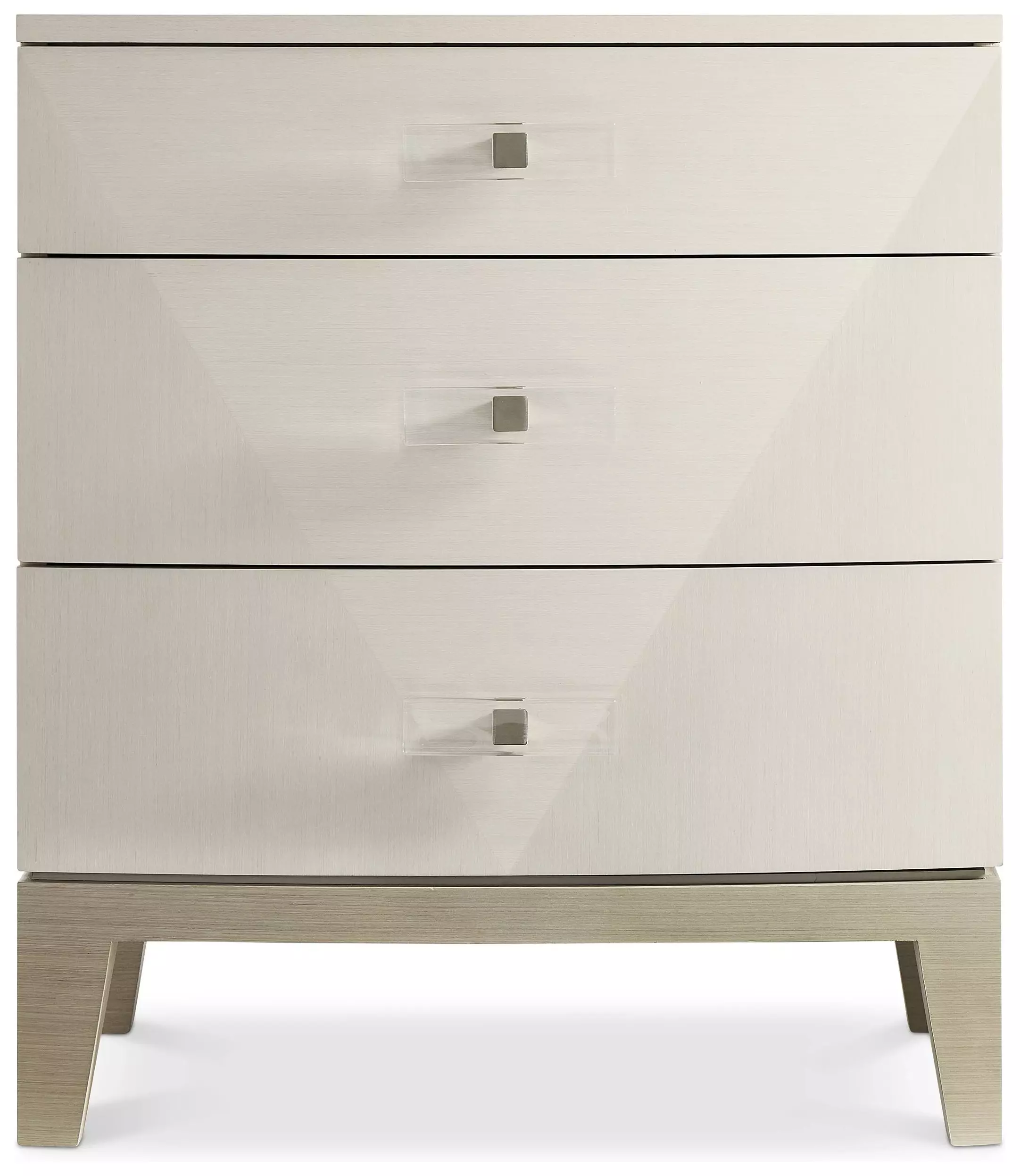 Axiom Linear Gray Nightstand from Bernhardt Furniture | Coleman
