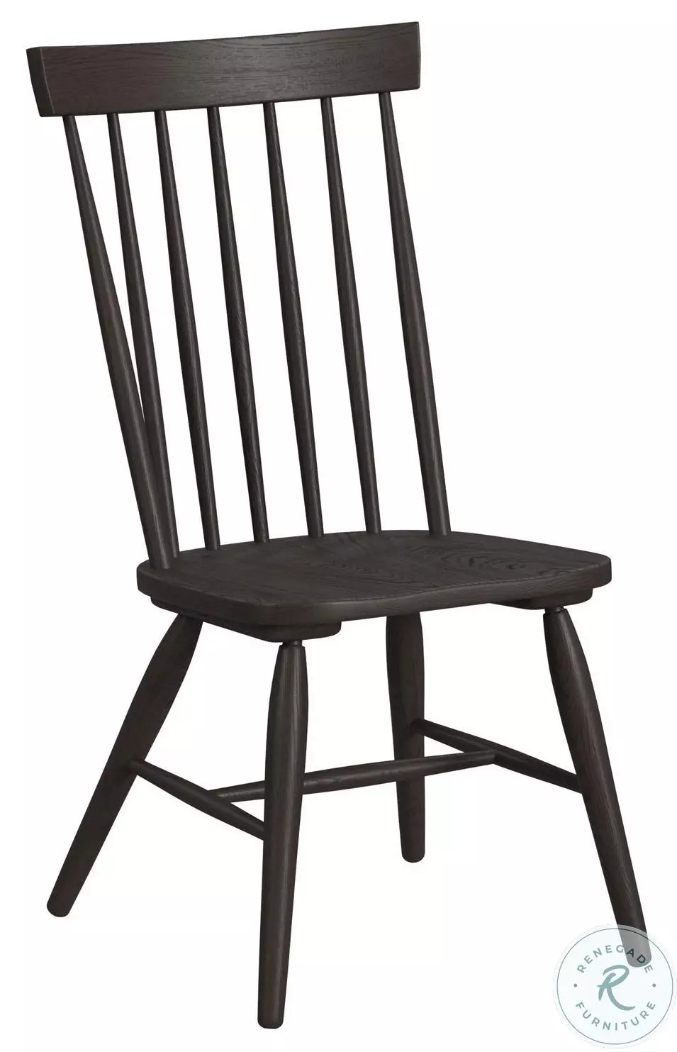 Bayside Black Windsor Back Side Chair Set of 2from Intercon