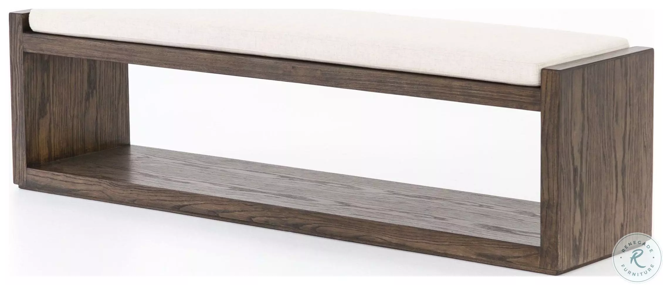 Edmon Warm Nettlewood Savile Flax Bench From Home Gallery Stores