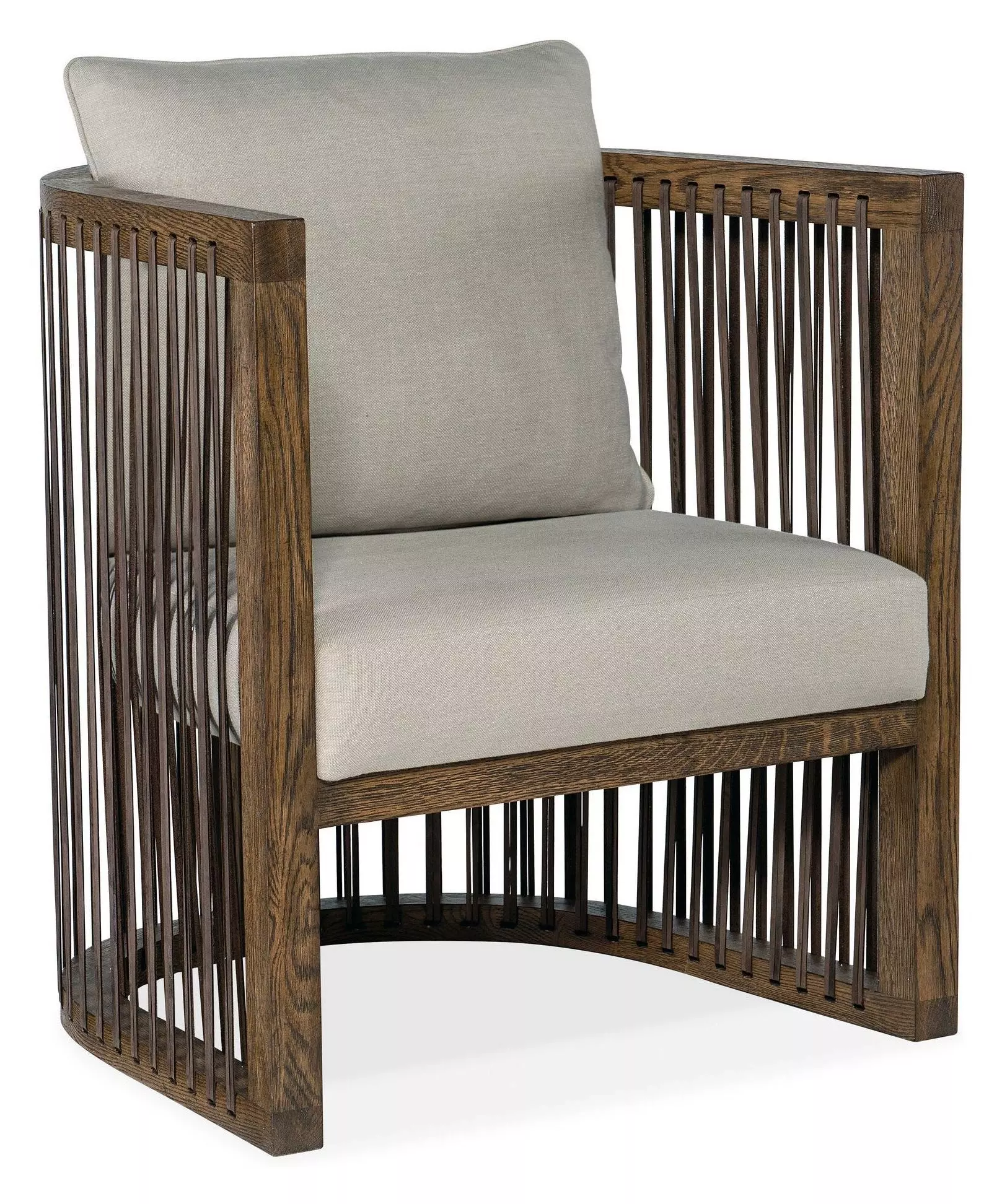 Wilde Warm Brown Oak Club Chair
