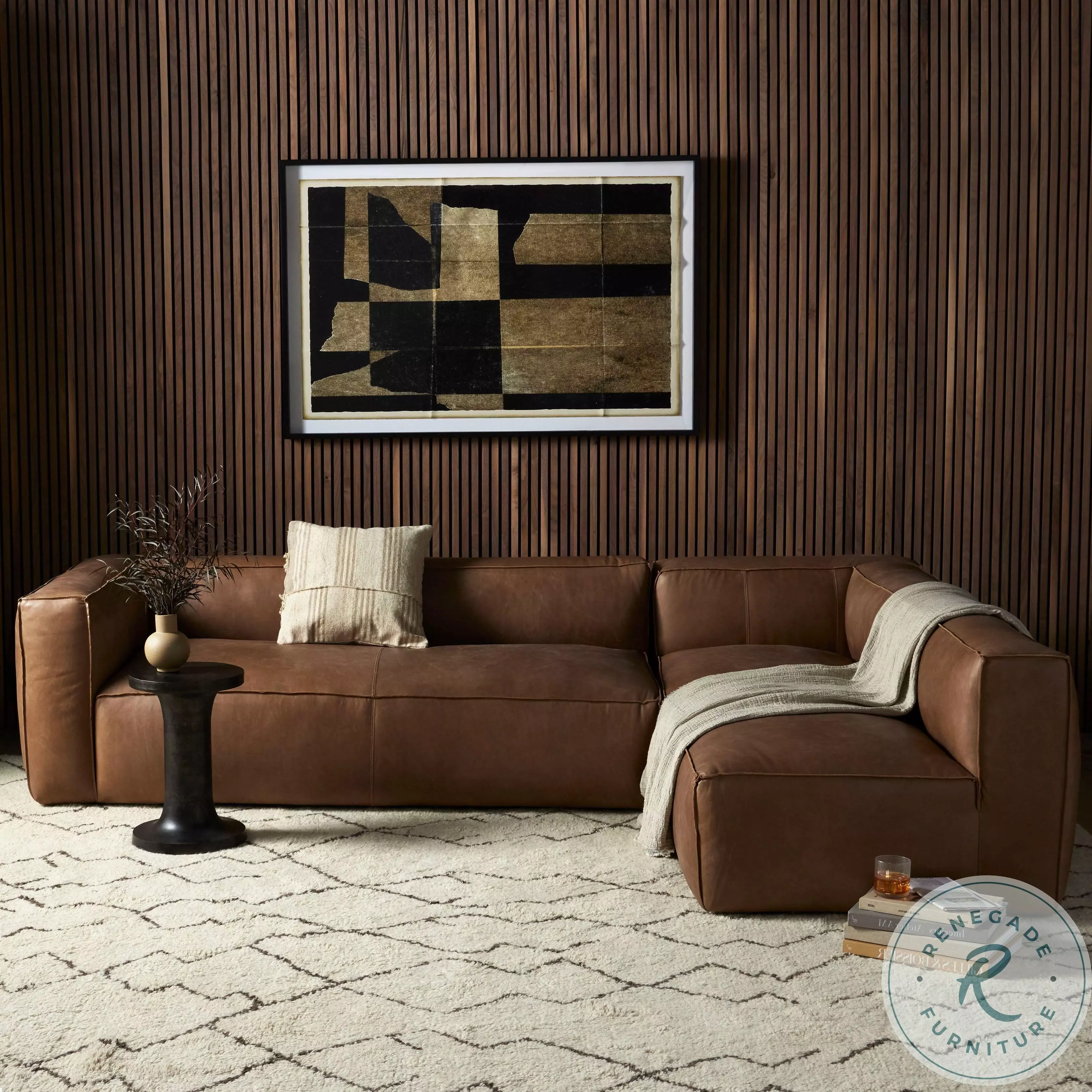 Nolita Natural Washed Sand Sectional From Four Hands