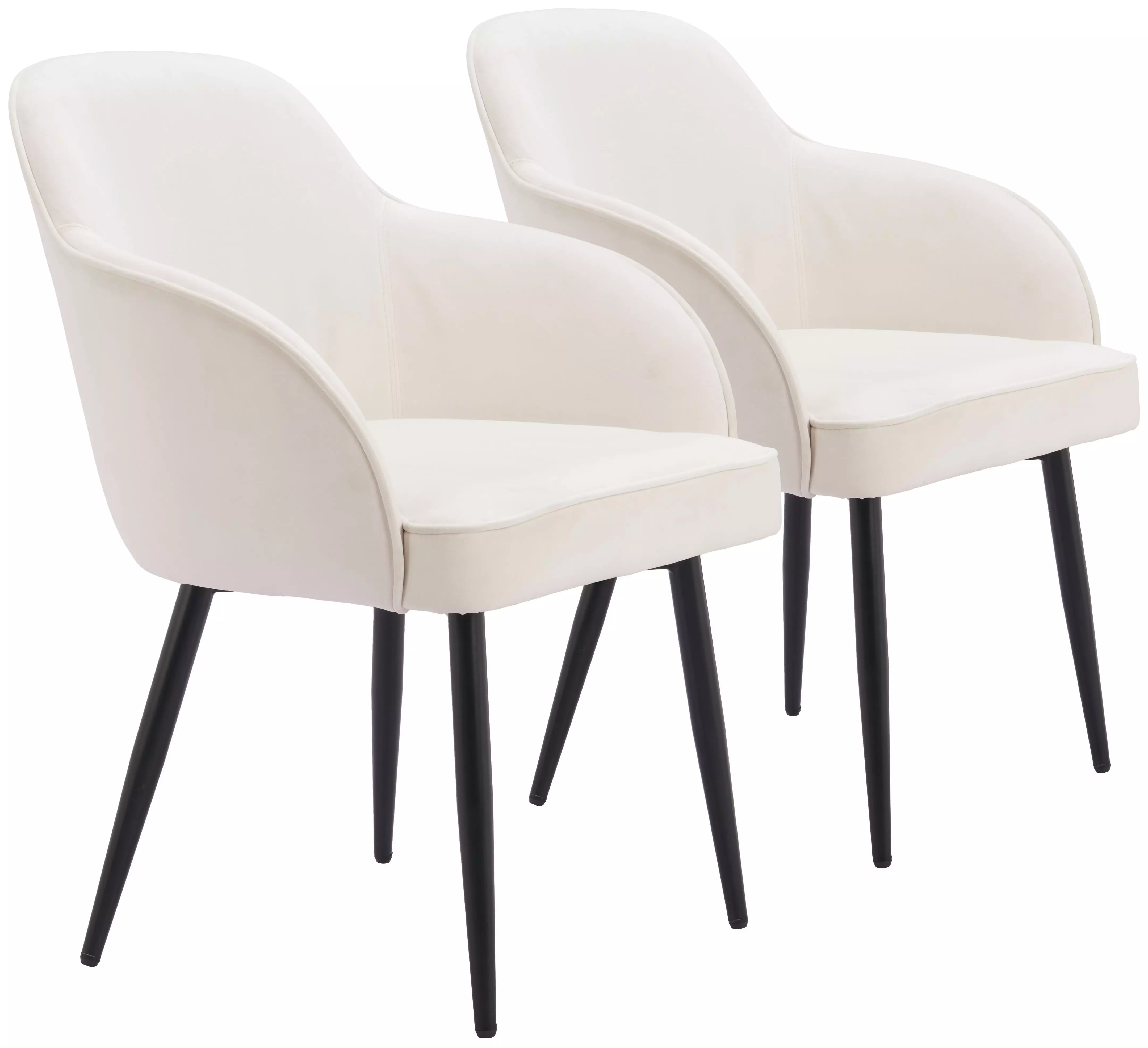 Jolie Ivory Dining Chair Set Of 2