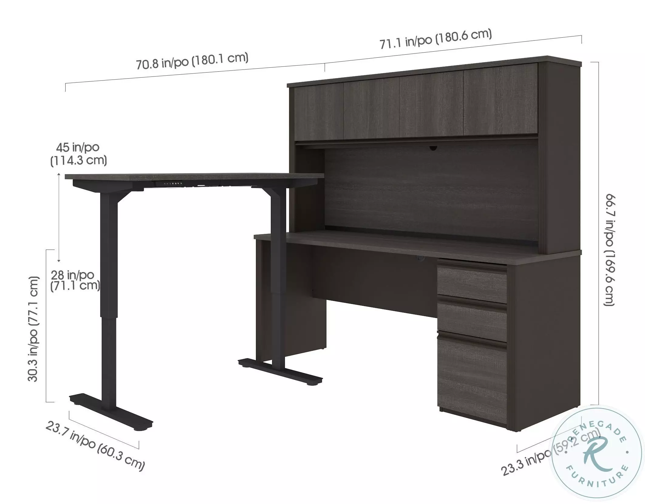 Prestige Bark Grey And Slate 71