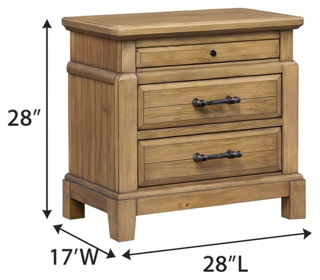 Clover Ridge Carmel 2 Drawer Nightstand