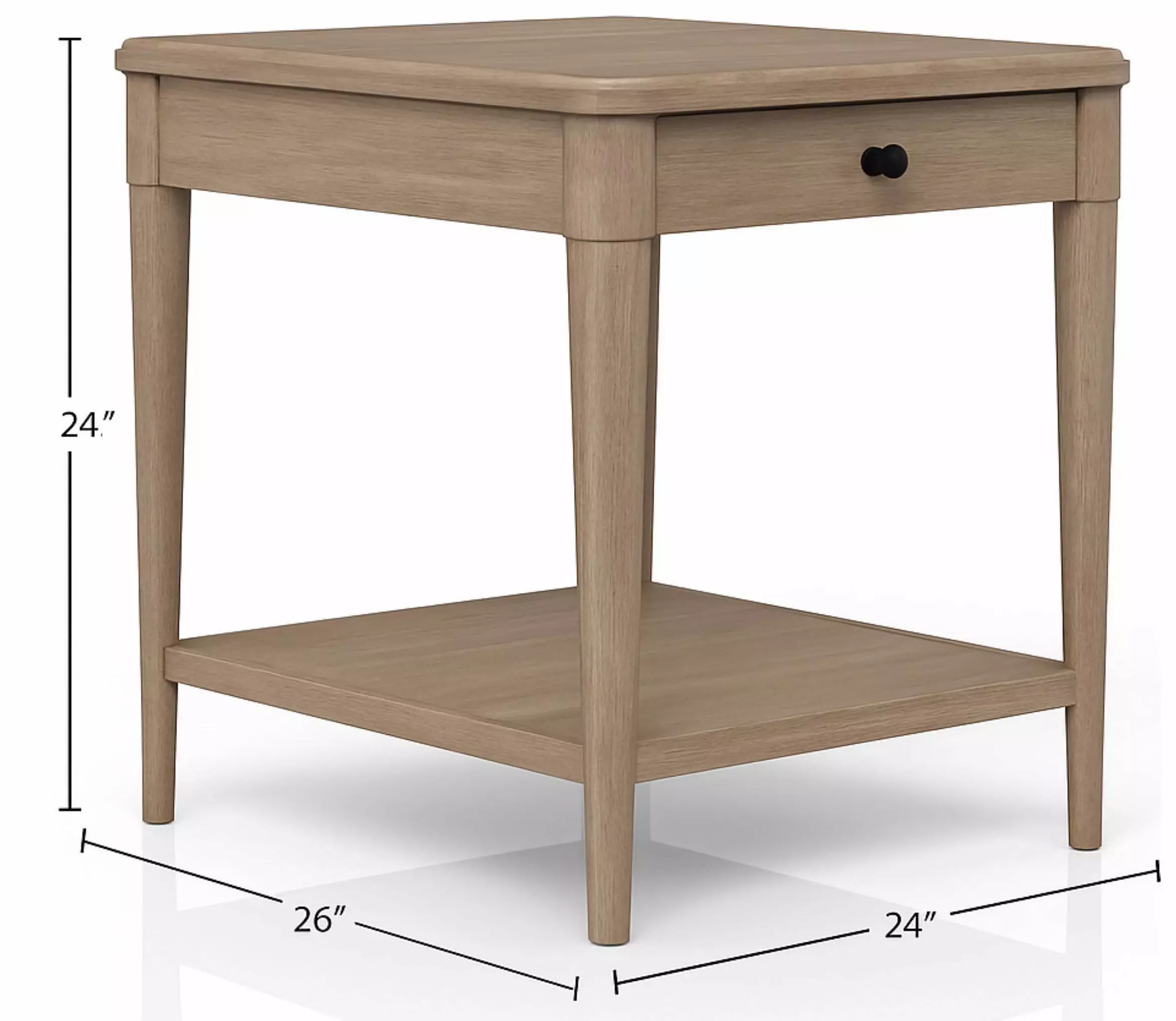 Wilmington Sand Wood End Table