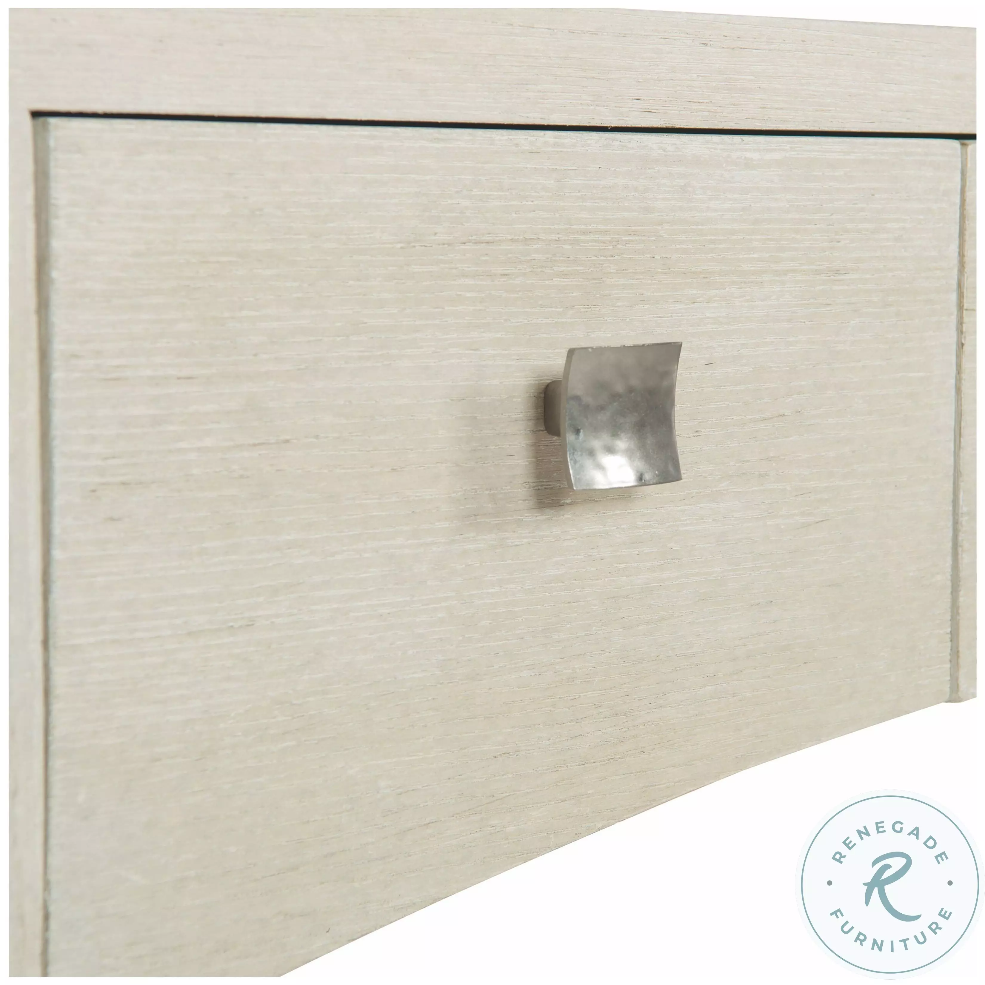 【美品】JOURNAL STANDARD FURNITURE 200×140 East Hampton Cerused Linen Desk from Bernhardt Furniture