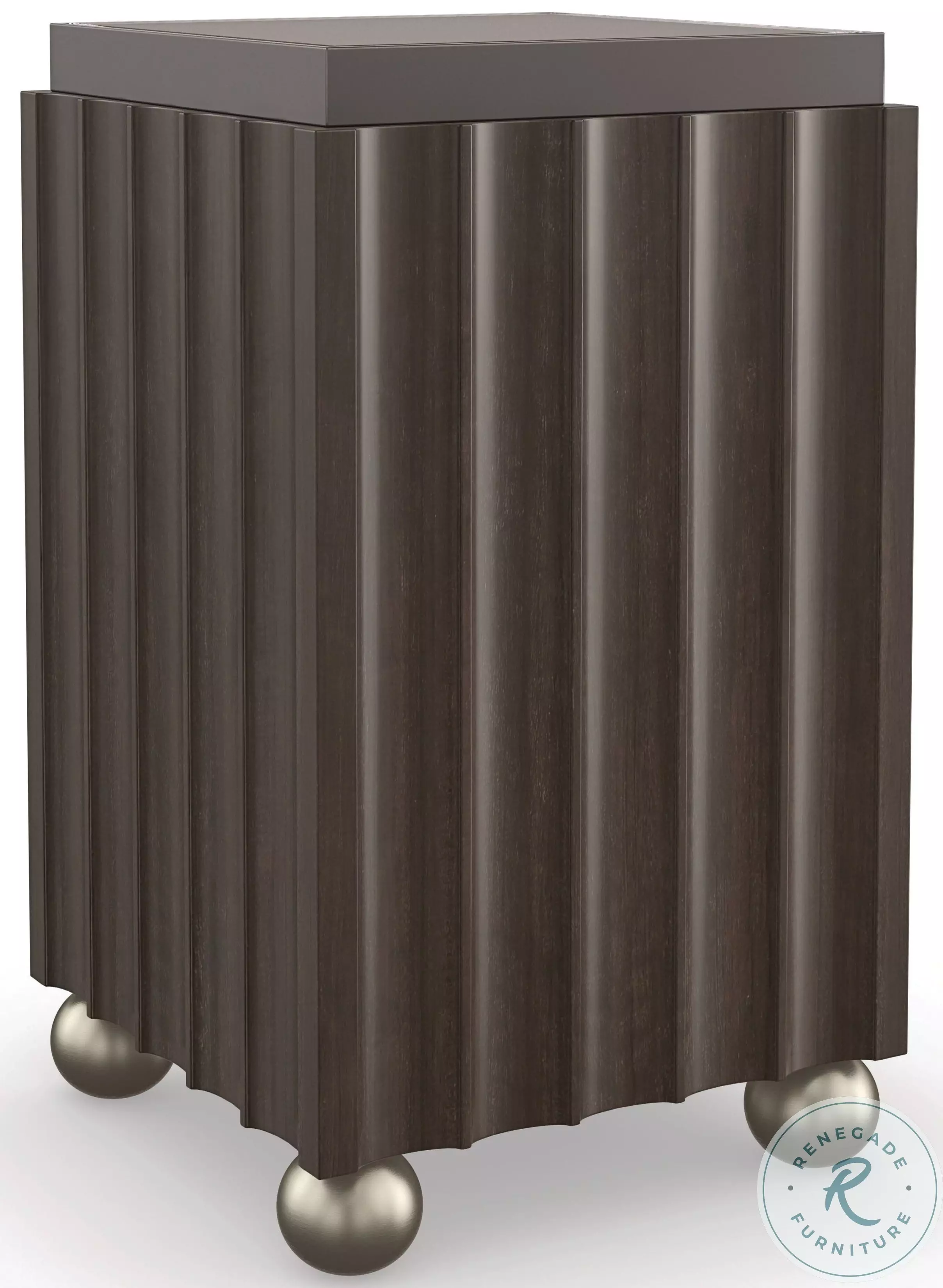 Spot Table Examples Next To You Otter And Dark Chocolate Spot Table From Caracole | Coleman ...