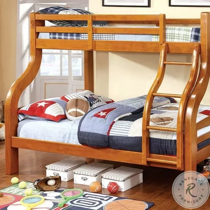 【状態良好】A BOOK OF BEDS Bunk Beds Full over Full Stairway in Dark Cherry