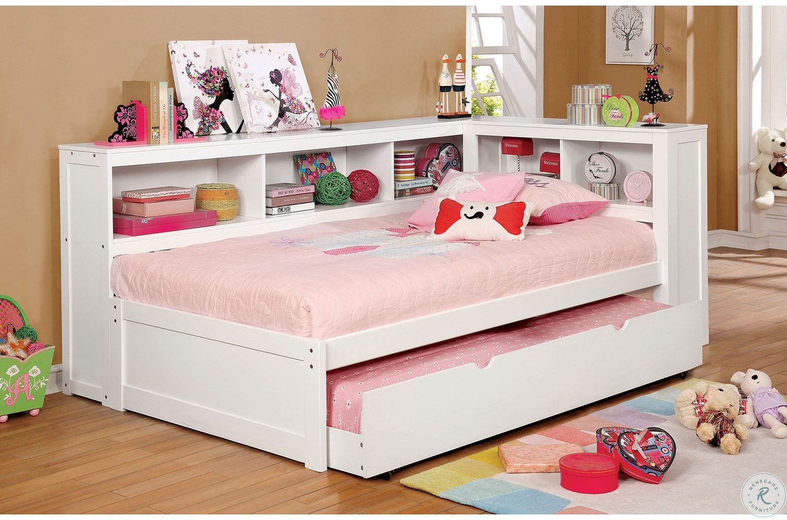Jenny Black Full Daybed From Furniture Of America Coleman Furniture - Jenny Black Full Daybed From Furniture Of America Coleman Furniture