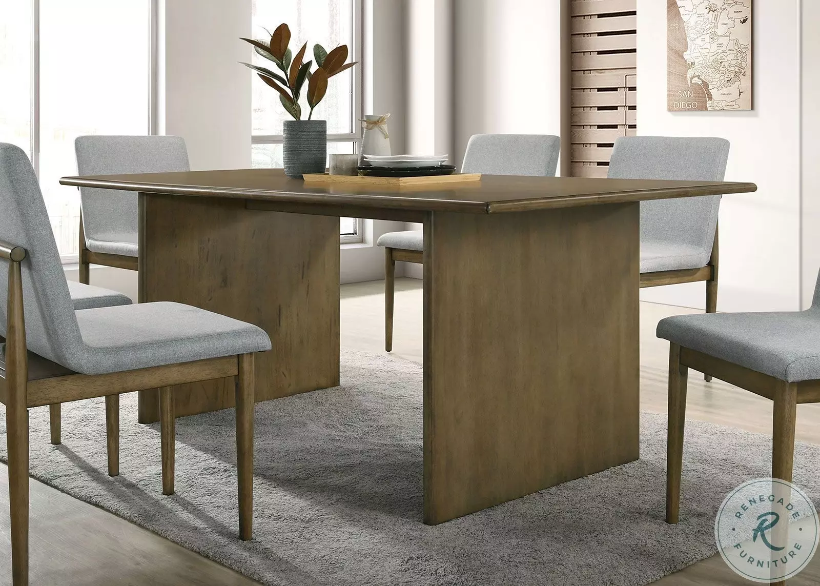 コールマン　Natural Wood Counter Table Classic Amazon.com - Coaster Home Furnishings - Coleman - Solid Wood