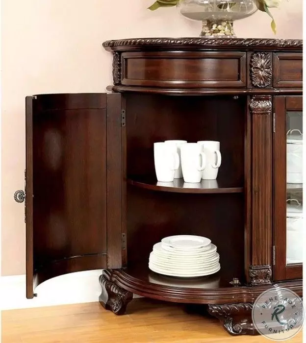 Bellagio Brown Cherry Server from Furniture of America (CM3319SV