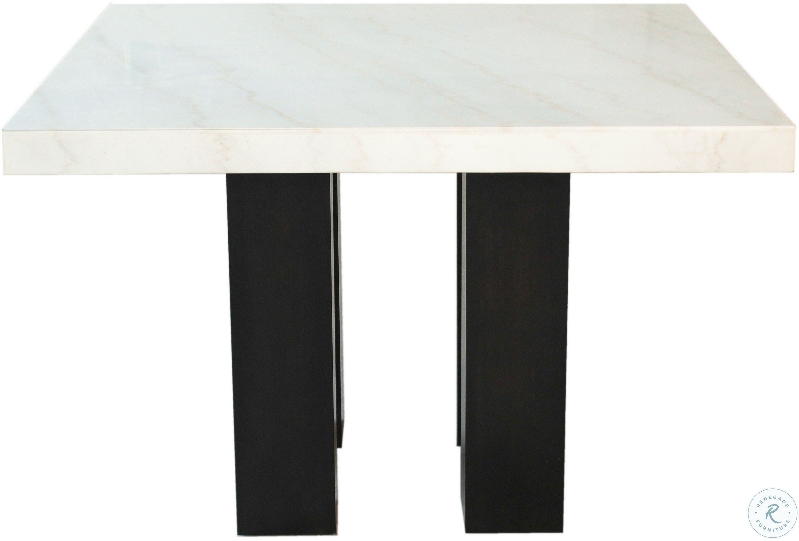 Camila Ebony Square Counter Height Dining Table from Steve Silver