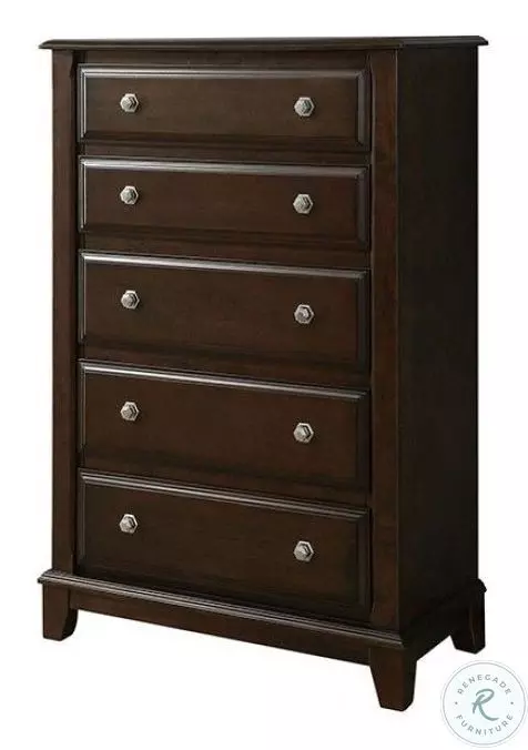 Litchville Brown Cherry Chest from Furniture of America | Coleman