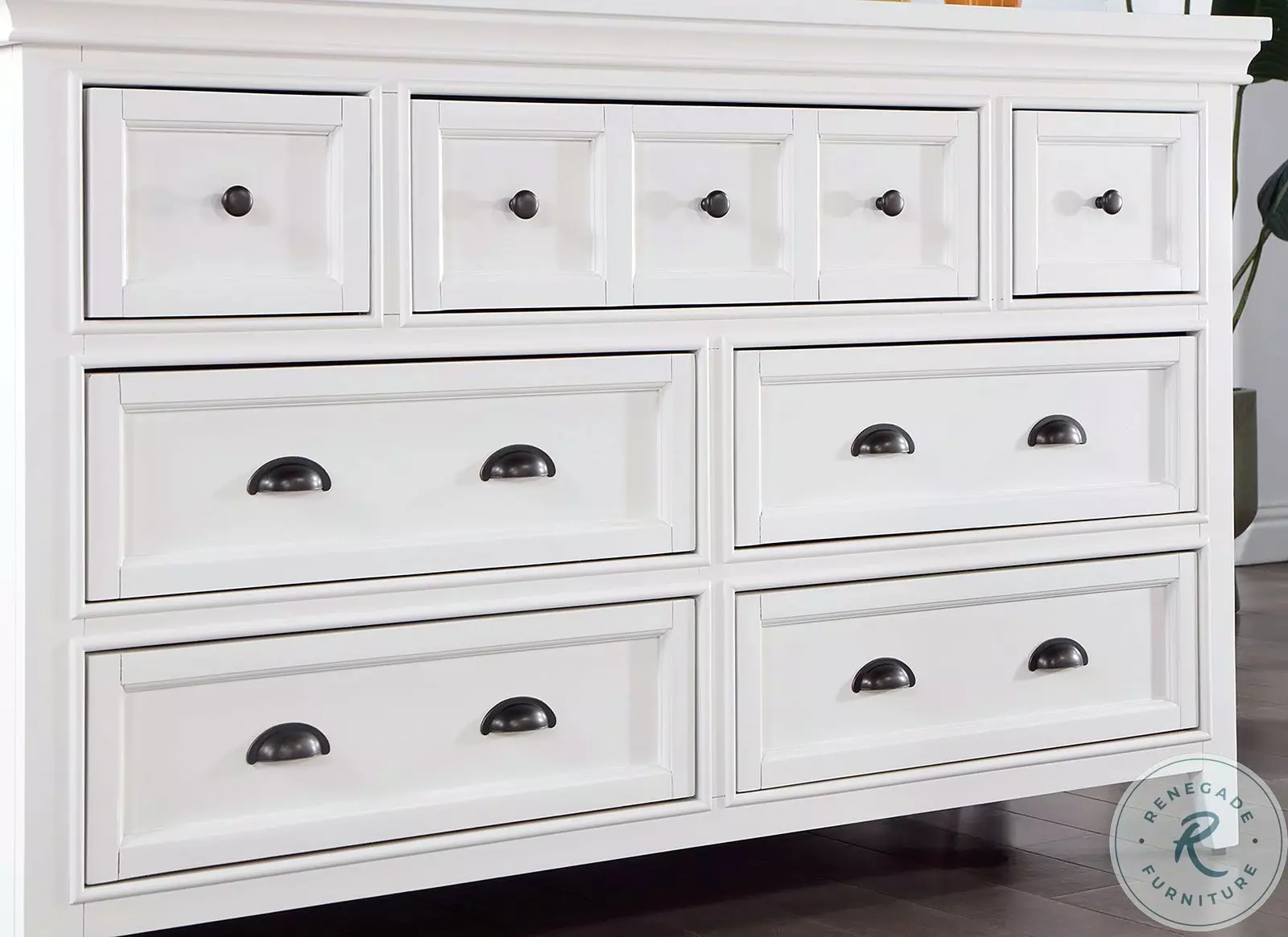 Furniture of America Castile Dresser In White