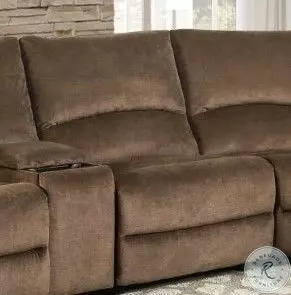 Cerelia Brown Power Reclining Sectional from Furniture of America