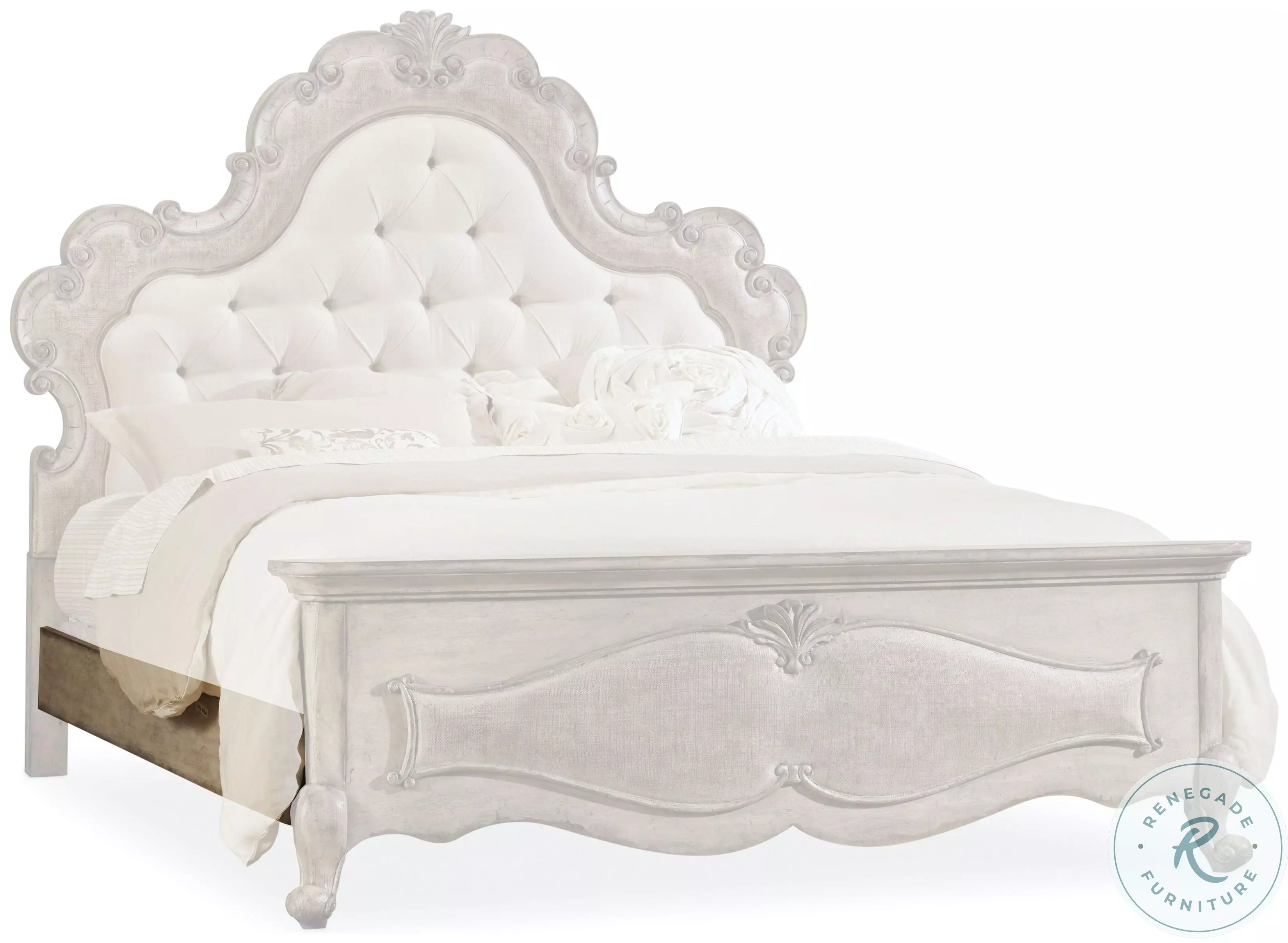 Compass Orchard House&NobleRebel[ひかる] Parker House Angel Boucle Fabric Upholstered Bed – City Mattress
