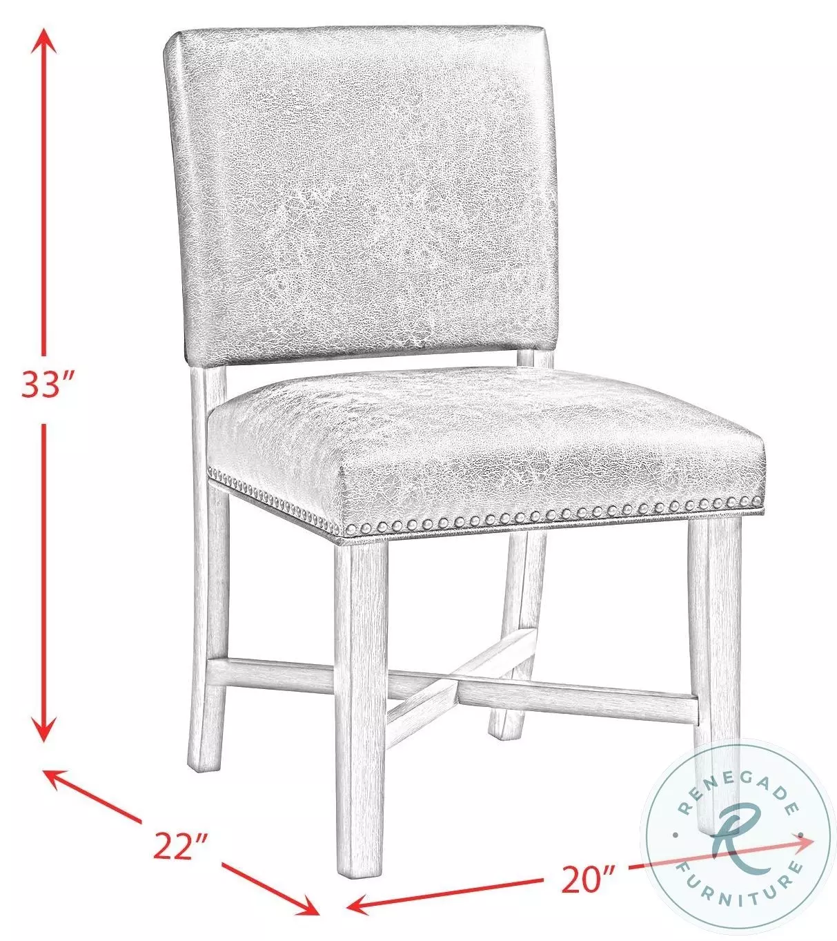 Modesto Grey Dining Chair Set Of 2
