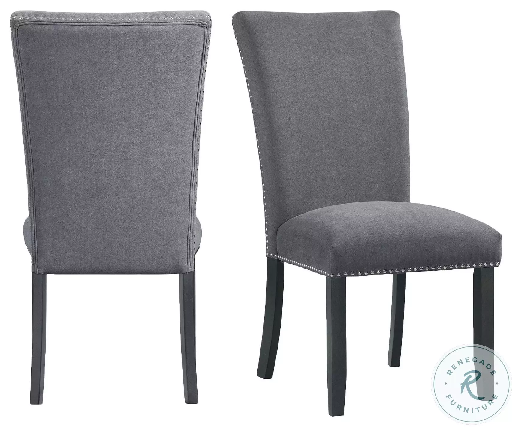 Stratton Charcoal Side Chair Set Of 2 From Picket House