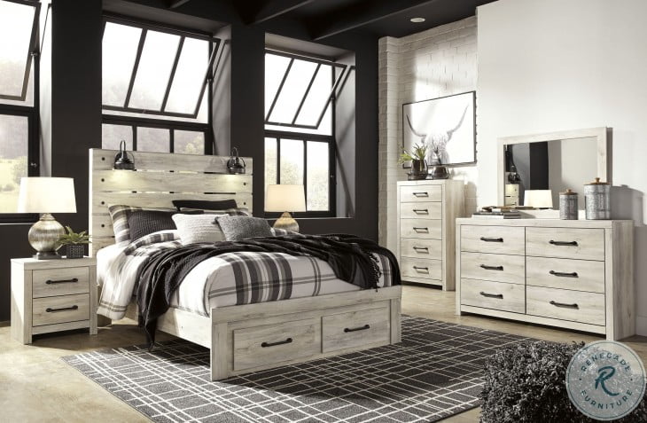 Cambeck Whitewash Panel Storage Bedroom Set from Ashley ...