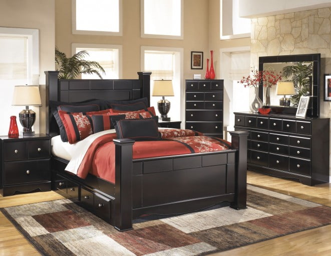 Shay Poster Single Underbed Storage Bedroom Set from ...