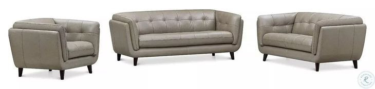 Sorella Cinnamon Leather Living Room Set