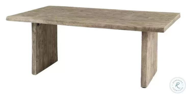 Jefferson Gray Solid Wood Rectangular Dining Table