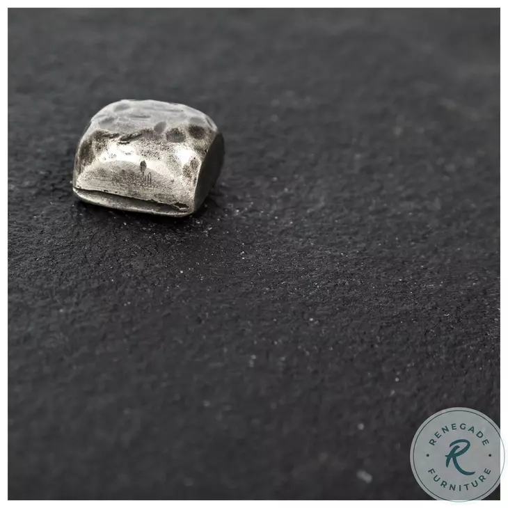 Pinera Irregular Black Slate And Silver Iron Occasional Table Set